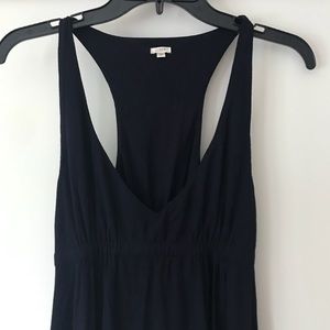 Jcrew Cotton Deep V Neck Dress